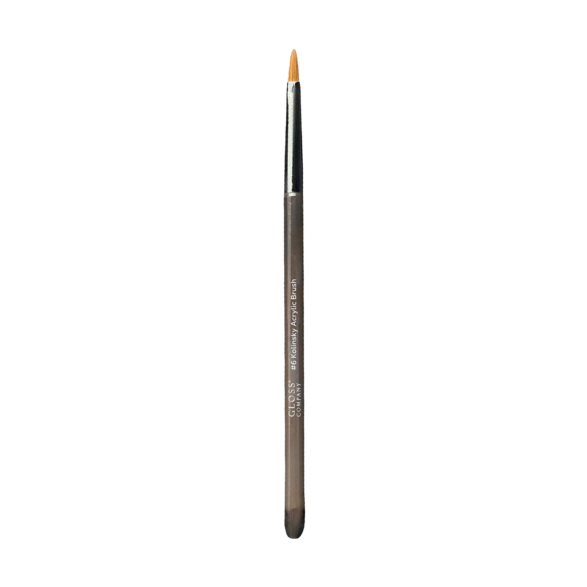 Пензлик для акрилу та акрил-гелю Gloss Kolinsky Acrylic Brush 6, 1 шт (73884)